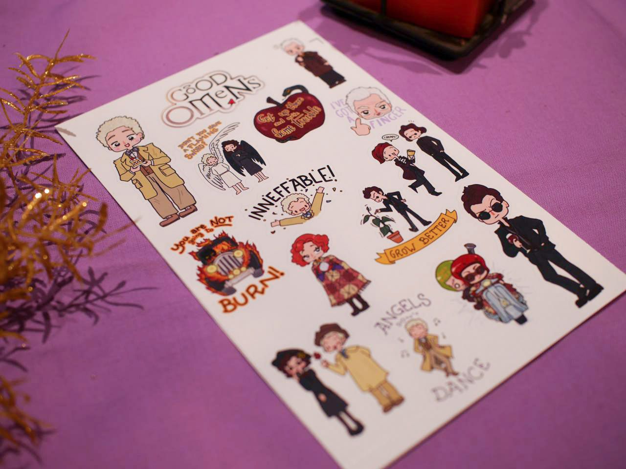 Good Omens Stickers